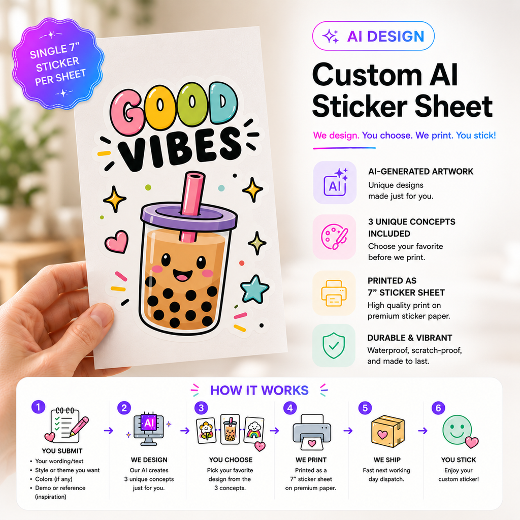 Create Your Own AI Sticker Sheet